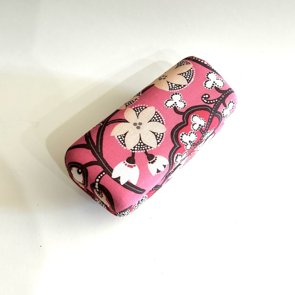 Vera Bradley Floral Pink Sunglasses Case, Like New - Picture 5 of 6